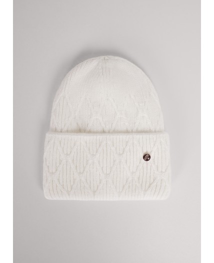 CLE Шапка 454349паш флис, молочный