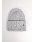 CLE Шапка 454349паш флис, меланж св.серый