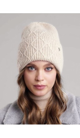 CLE Шапка 454349паш флис, св.бежевый