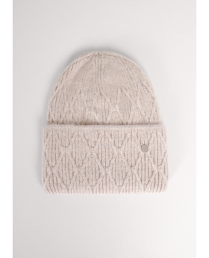 CLE Шапка 454349паш флис, св.бежевый