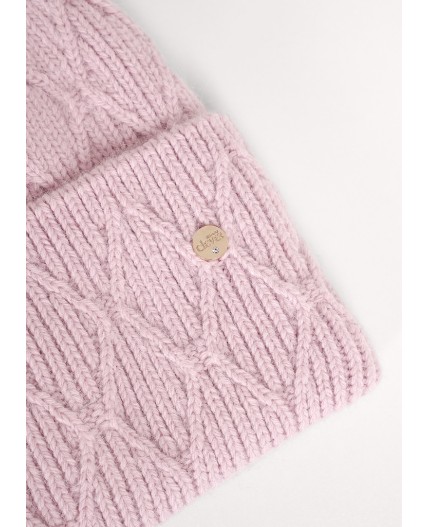 CLE Шапка 454349паш флис, св.розовый