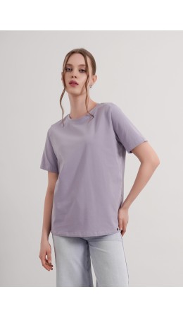 CLE LF010 Футболка жен. ЧБ база, серый