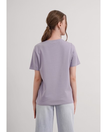 CLE LF010 Футболка жен. ЧБ база, серый