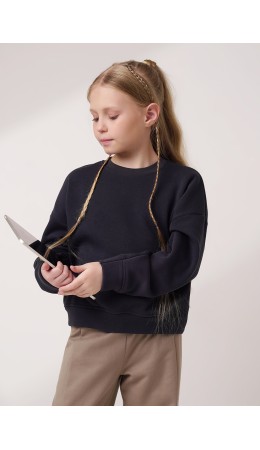 CLE Джемпер дев. 757225/25пю, т.серый