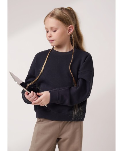 CLE Джемпер дев. 757225/25пю, т.серый