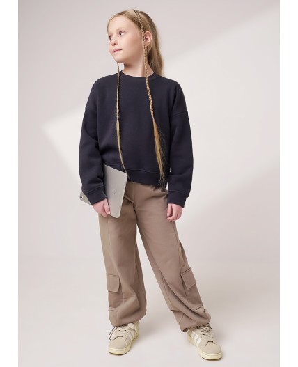 CLE Джемпер дев. 757225/25пю, т.серый