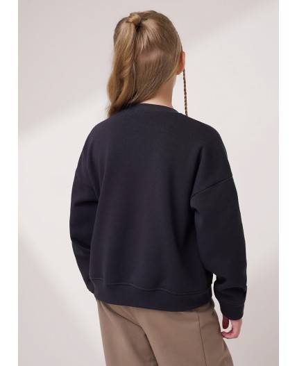 CLE Джемпер дев. 757225/25пю, т.серый