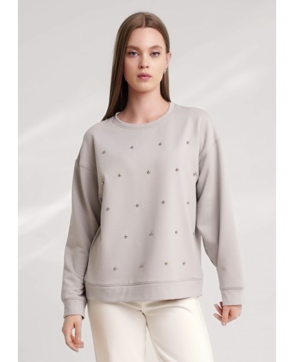 CLE Джемпер жен. 156948/183фнл, серый