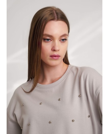 CLE Джемпер жен. 156948/183фнл, серый