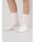 CLE Носки жен.Д681Х зима fashion, молочный