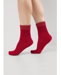 CLE Носки жен.Д683Ш акрил зима, бордовый