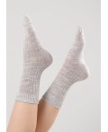 CLE Носки жен.Д683Ш акрил зима, меланж св.серый
