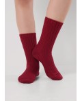 CLE Носки жен.Д684Ш зима fashion, бордовый