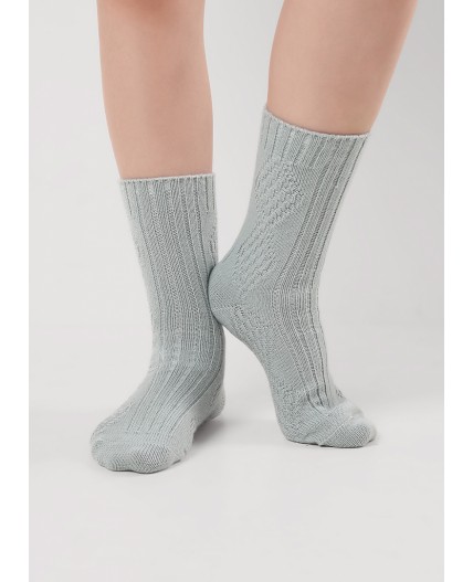 CLE Носки жен.Д684Ш зима fashion, ментоловый