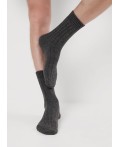 CLE Носки муж.Ш104 акрил зима, меланж серый