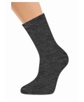 CLE Носки муж.Ш105 акрил зима, меланж серый