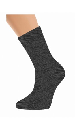 CLE Носки муж.Ш105 акрил зима, меланж серый