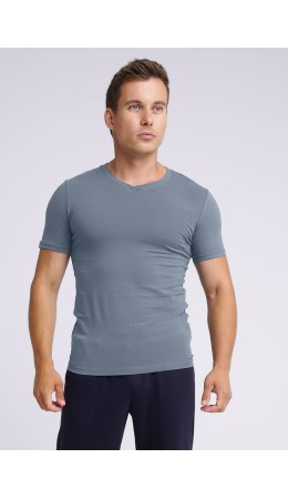 CLE фуфайка муж600431г. кор.р, меланж серый