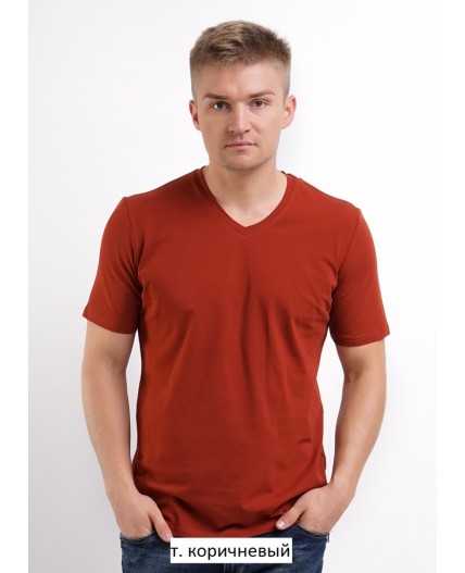 CLE фуфайка муж600431г. кор.р, т.коричневый