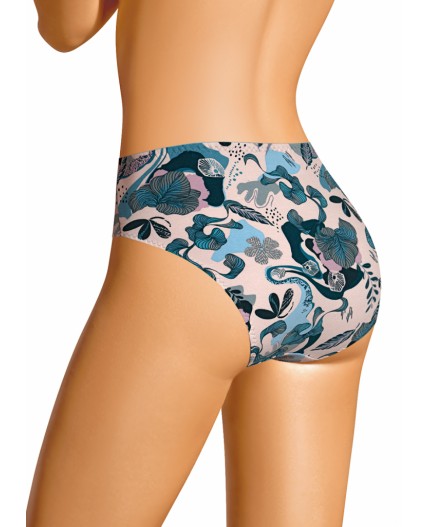 CLE C1196 Трусы жен. Адель, бежевый/св.зелёный