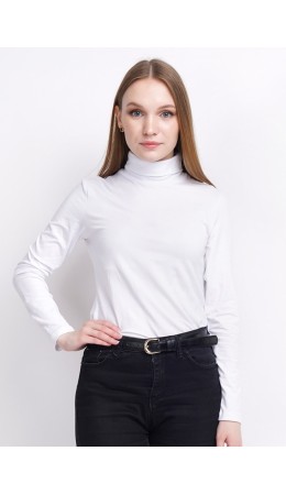 CLE LD650-2 Водолазка жен.(Новая ЧБ база), белый