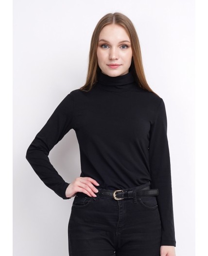 CLE LD650-2 Водолазка жен.(Новая ЧБ база), чёрный