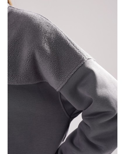 CLE LH15-107 Джемпер жен., т.серый