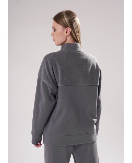 CLE LH15-107 Джемпер жен., т.серый