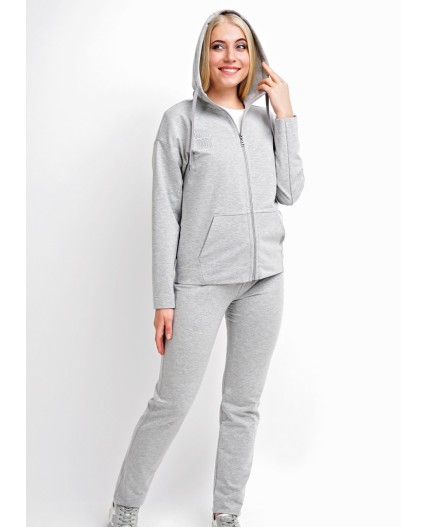 CLE LJ006 Куртка жен., меланж серый