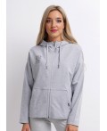 CLE LJ006у Куртка жен., меланж серый