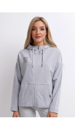 CLE LJ006у Куртка жен., меланж серый