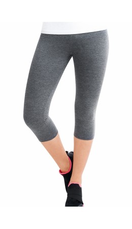 CLE LL001у Лосины укороч. жен., меланж серый