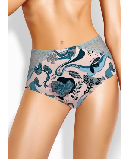 CLE M1196 Трусы жен. Адель, бежевый/св.зелёный