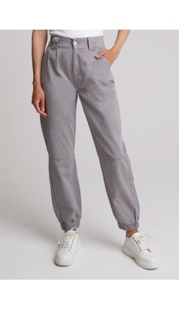 CLE Брюки жен. 303806ру, т.серый