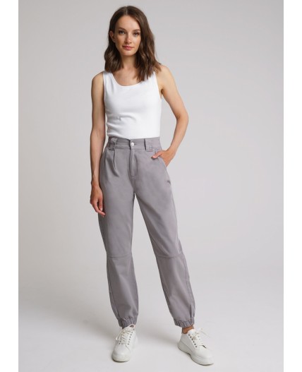 CLE Брюки жен. 303806ру, т.серый