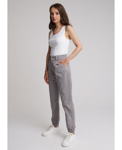CLE Брюки жен. 303806ру, т.серый