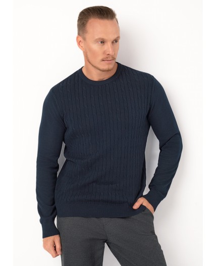CLE Джемпер муж. 454556/15ха, т.синий