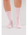 CLE Носки жен.Д679Ш шерсть акрил, розовый