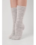CLE Носки жен.Д679Ш шерсть акрил, св.серый