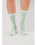 CLE Носки жен.Д691В зима вискоза нейлон, св.зелёный