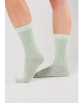 CLE Носки жен.Д691В зима вискоза нейлон, св.зелёный