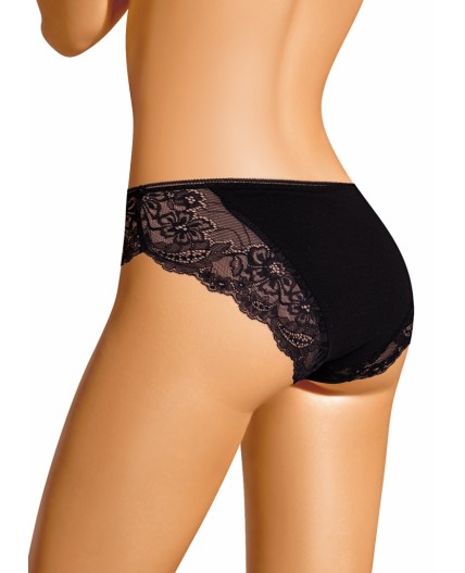 CLE B1189 Трусы жен. Кружево хлопок, чёрный