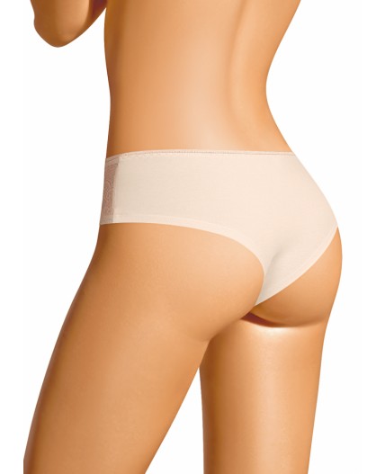 CLE BR1188 Трусы жен. Кружево хлопок, св.бежевый