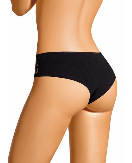 CLE BR1188 Трусы жен. Кружево хлопок, чёрный