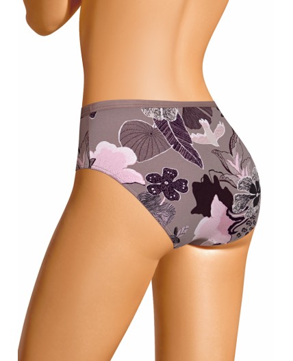 CLE C1181 Трусы жен. Миндаль, т.бежевый/т.коричневый