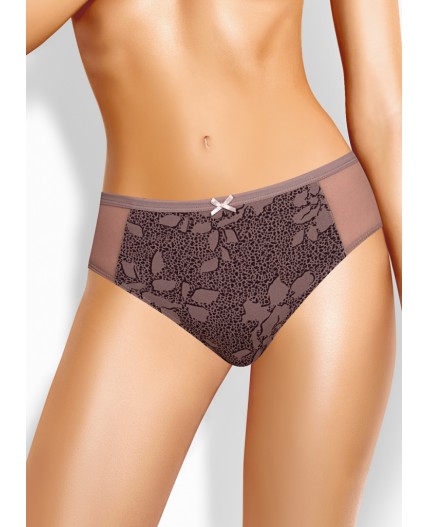 CLE C1181/1 Трусы жен. Миндаль, кофейный/коричневый
