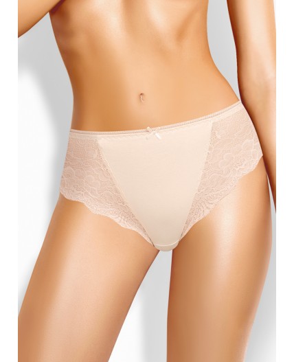 CLE C1188 Трусы жен. Кружево хлопок, св.бежевый
