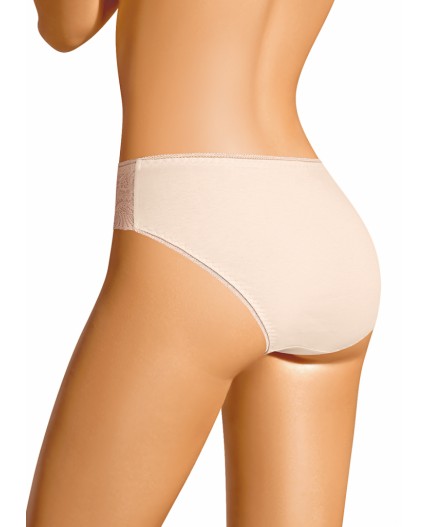 CLE C1188 Трусы жен. Кружево хлопок, св.бежевый
