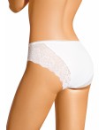 CLE C1189 Трусы жен. Кружево хлопок, белый
