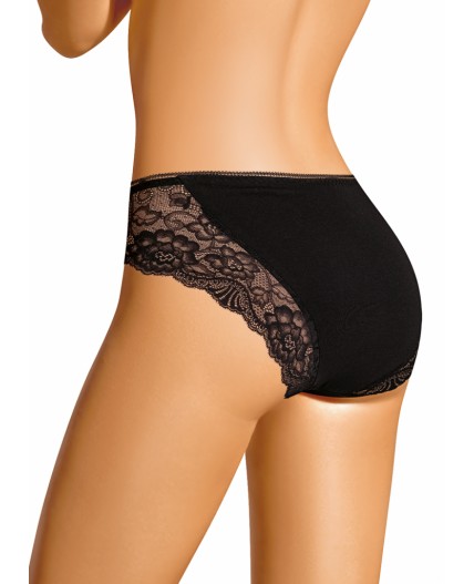 CLE C1189 Трусы жен. Кружево хлопок, чёрный
